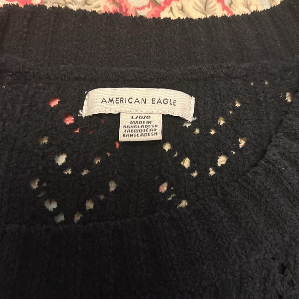 American Eagle women’s crew neck sweater size large - Picture 3 of 5